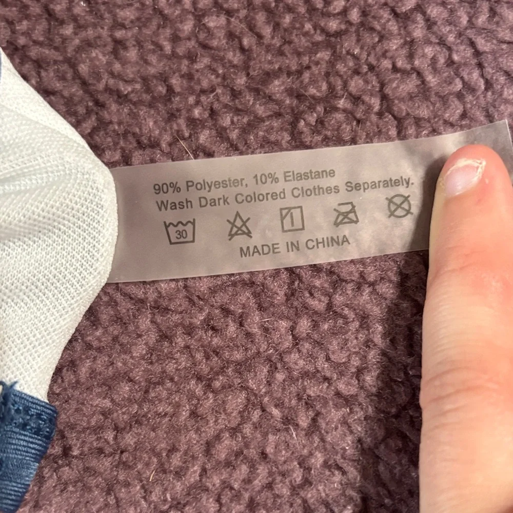 Blue Ribbed Bikini Set - Picture 4 of 4